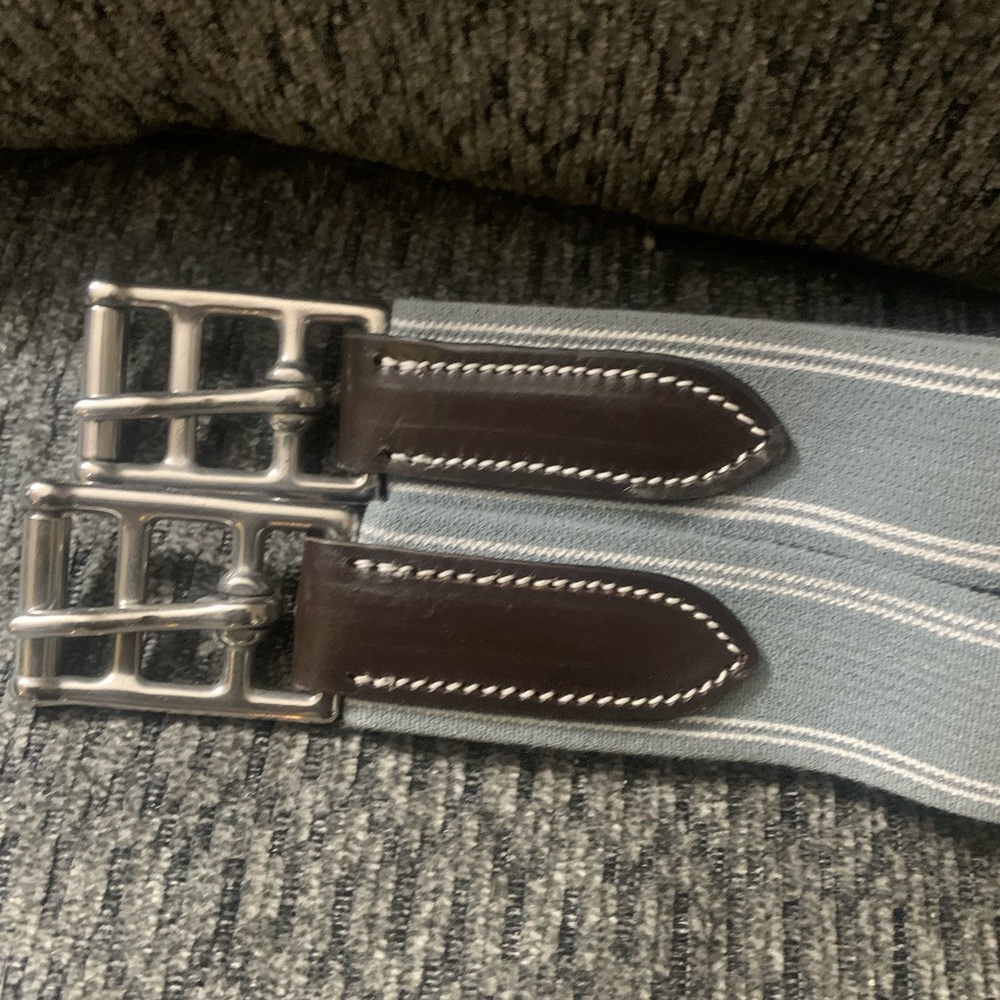 Brown Leather Pet Harness with Cream Sheepskin Trim - Picture 7 of 15